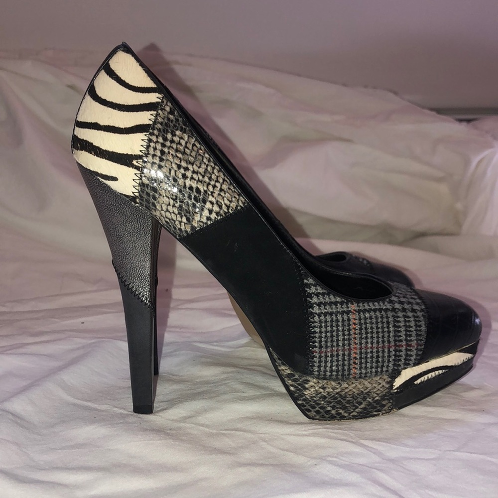 Wild Pairs, multi pattern heels